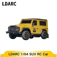 LDARC R01 1/64 Scale Mini RC Crawler RTR, 2.4GHz Simulated Off-Road Model Car for Tabletop Climbing, Fun for Adults & Kids