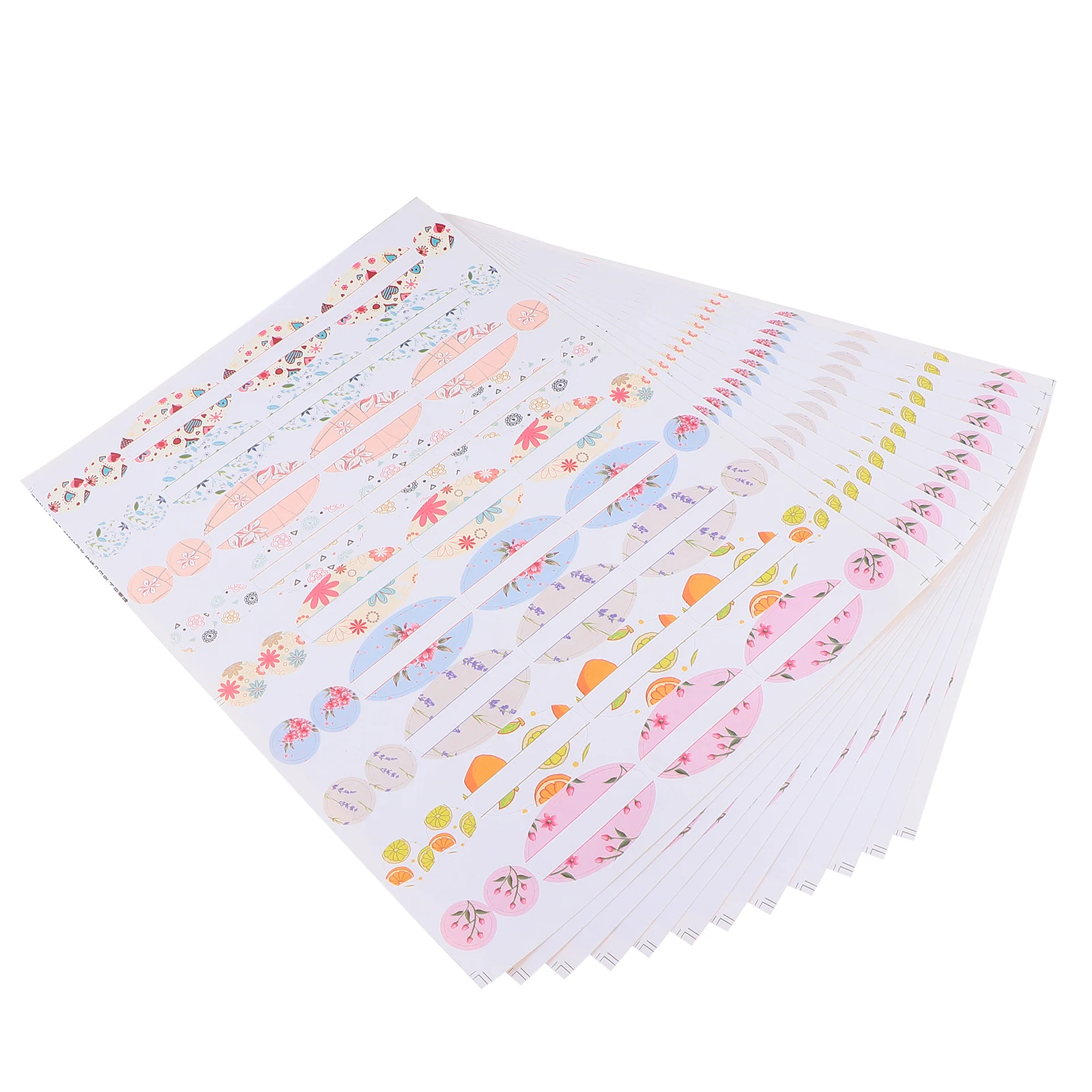 12 ورقة من ملصقات زجاجات الزيوت العطرية ذاتية اللصق المقاومة للماء لتزيين زجاجات العطور والروائح العلاجية