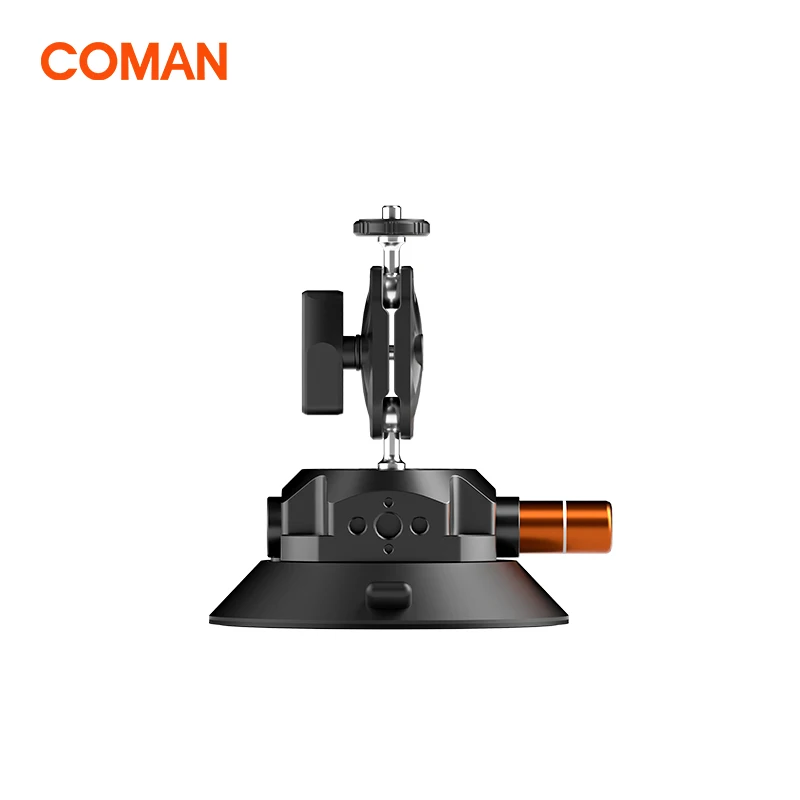 

COMAN DP30 45 Car Suction Mount Kit For Phone Action Camera GoPro Hero Insta360 DJI With 360 Adjustable Tripod Base 1/4 3/8 Inch