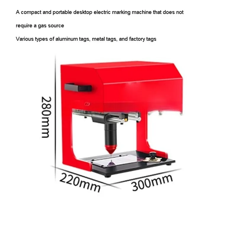 Desktop Marking Machine Metal Electric Label Aluminum Label Stainless Steel Printer Engraving Machine Small Coding Machine