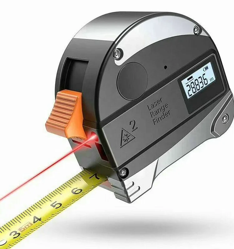 Hot Sale 2 in 1 5m Digital Laser Tape Measure Rechargeable Electronic Tape Measure Intelligent Laser Range Finder 40m