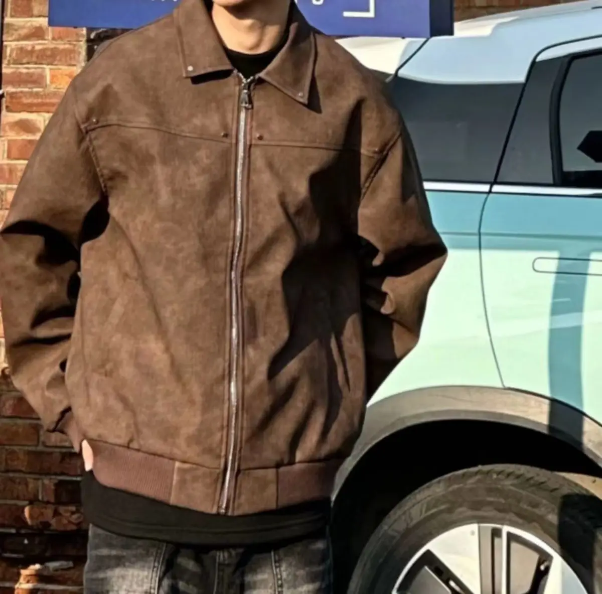 

Куртки-бомберы, женская куртка высокого качества, осенняя полиуретановая плиссированная куртка с открытыми пуговицами и поясом, элегантная модная мода Vibe, нежная BF