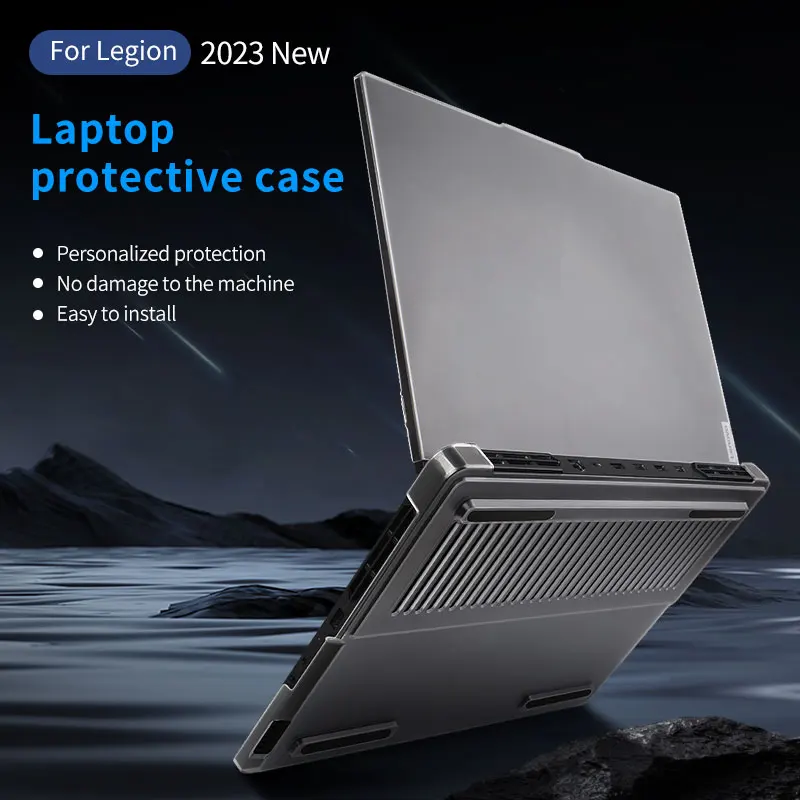 Estojo protetor rígido para Lenovo, Caso transparente fosco para Lenovo Legion Pro 5, Slim 5, Material para PC, Y9000P, R9000, Y7000P, R7000P,