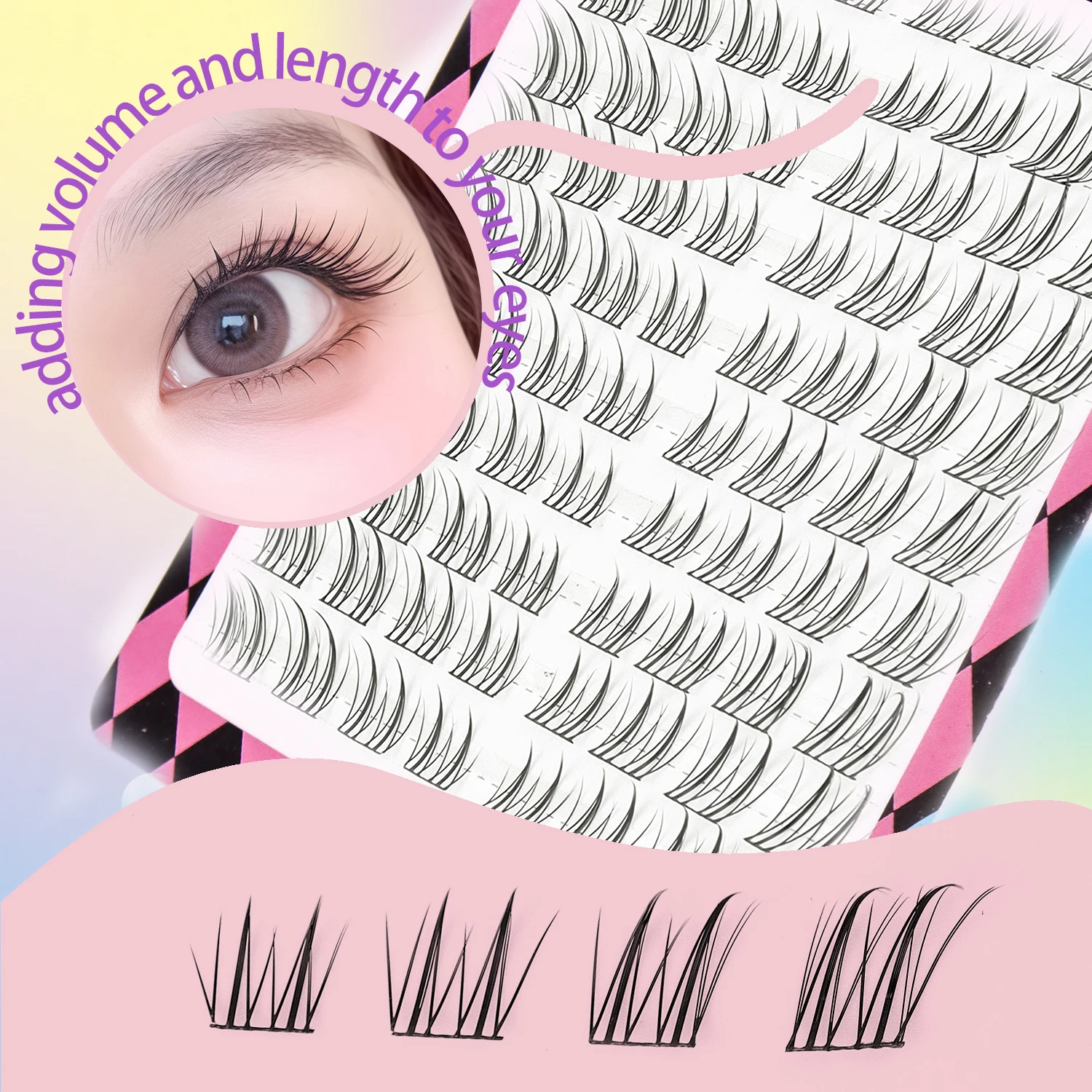 80 Cachos de Cílios Postiços E - False Eyelashes Natural avaliação e preço