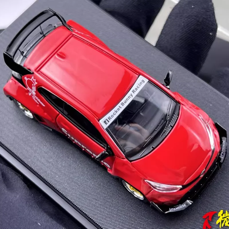 ET Model X Fuji 1/64 Toyota GR Yaris Pandem Legering Speelgoed Motorvoertuig Diecast Metaal Model Geschenken