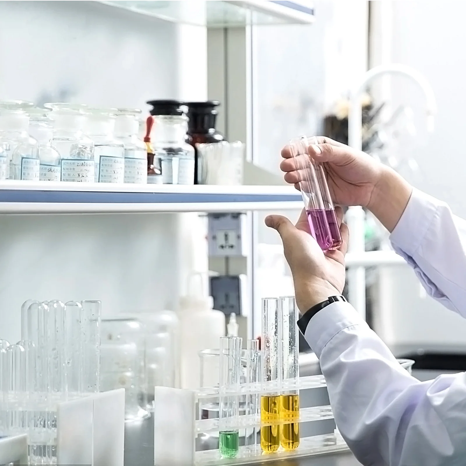 

10 Pcs Clear Tube Glass Test Tubes Scientific Experiments Laboratory Glassware