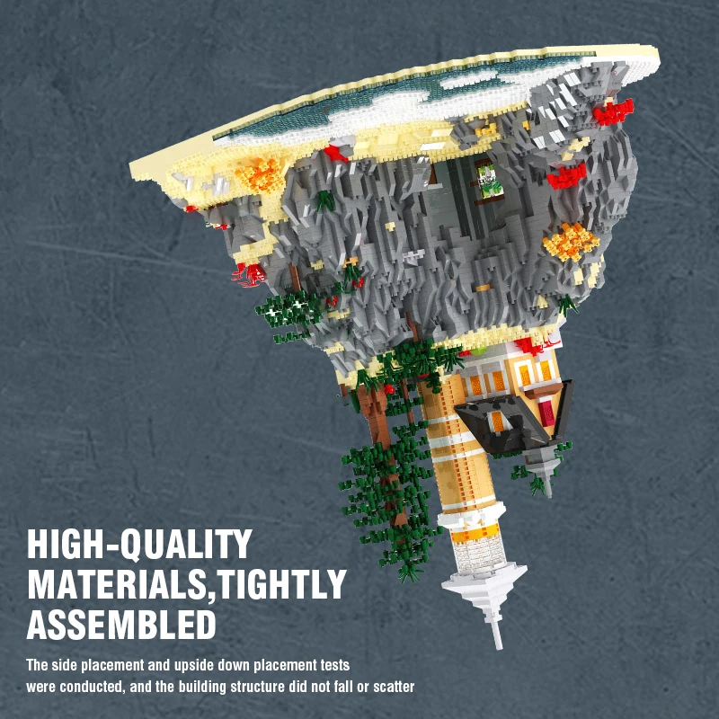 5100pieces Lighthouse Building Blocks Lighthouse Island DIY Assembly Model Bricks with Light Architecture Kids Christmas Gifts