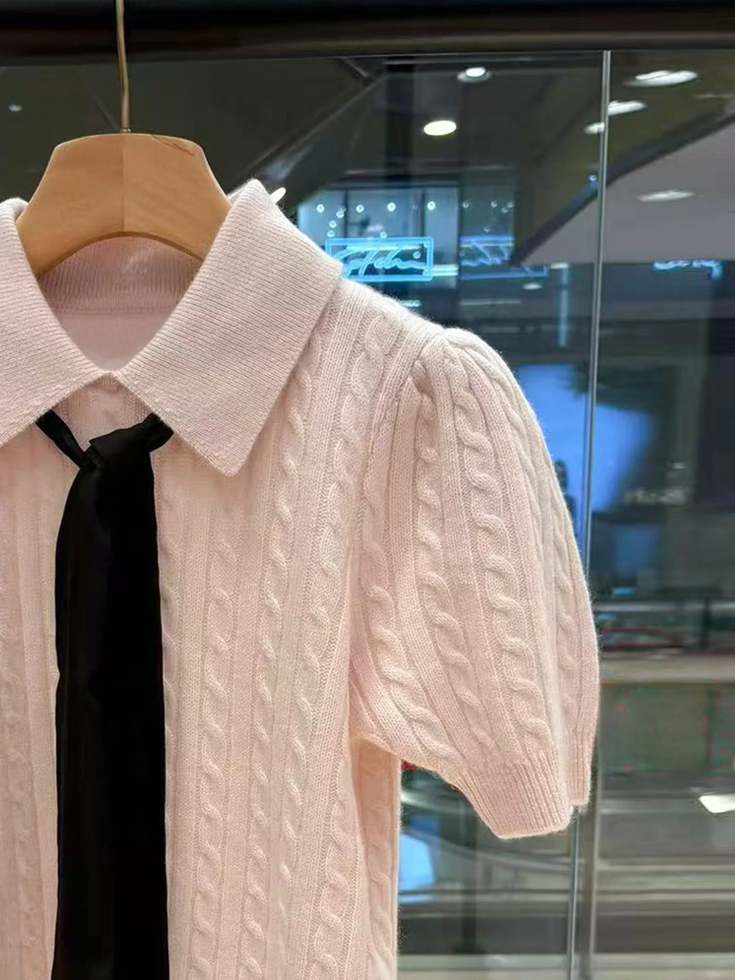 

Sweet Bubble Sve Knitted Sweater Women's Casual Sle Regular Fit Soft Medium ort Sve round Ne Top for Autumn Winter