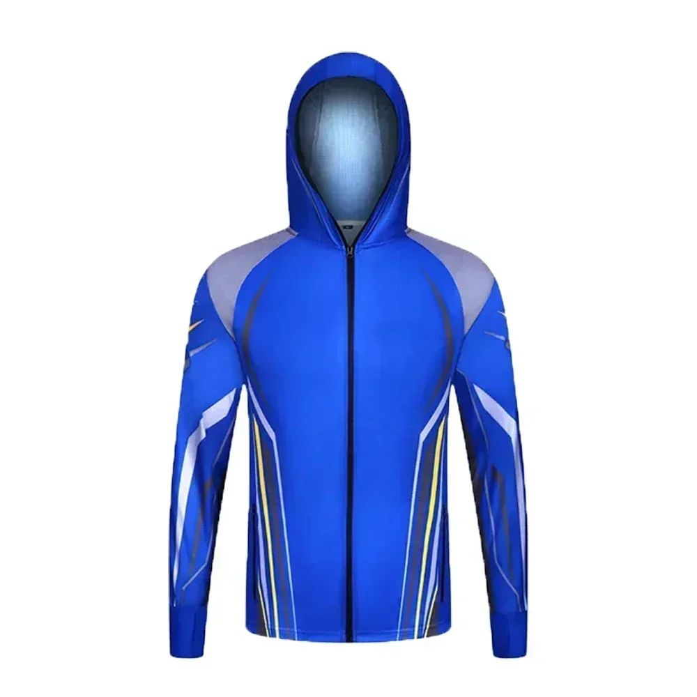 Outdoor Sunscreen Professional hoodie Jersey Quick Drying clothing Sportswear Summer Long Sleeve Anti UV Fishing Shirts