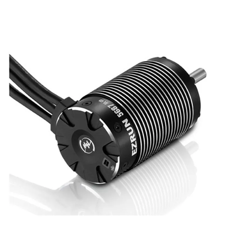 Hobbywing ESC MAX6 V3 160A Brushless + 5687SL 1100KV Motor Set for Light Load RC Models for 1/5th 1/6th Hobbyists