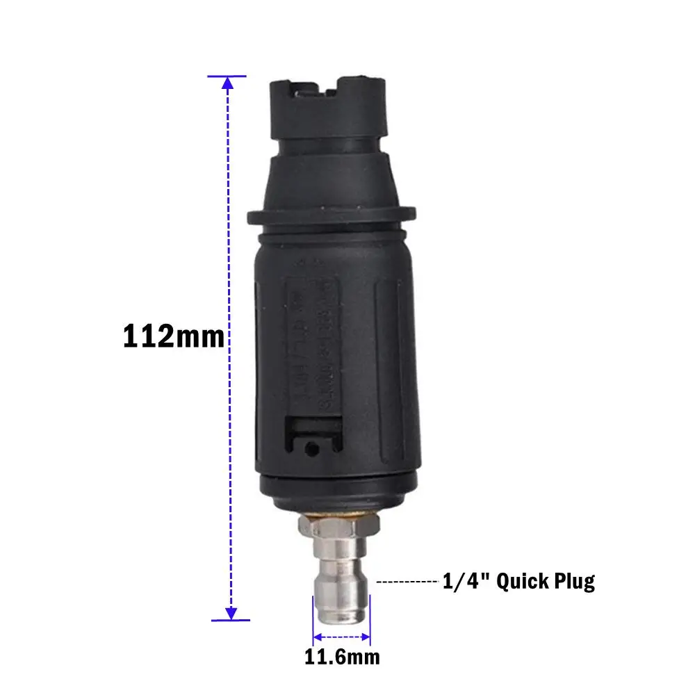 Semprotan mulut pipa tekanan tinggi, penyemprot sudut dapat diatur dengan colokan cepat 1/4 "3000 PSI