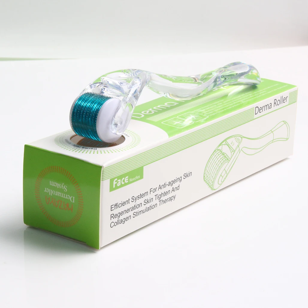 

Derma Roller System 540 игл для ухода за волосами и кожей, прозрачный синий, 1/5 шт., инструмент для иглы для кожи головы для косметической терапии