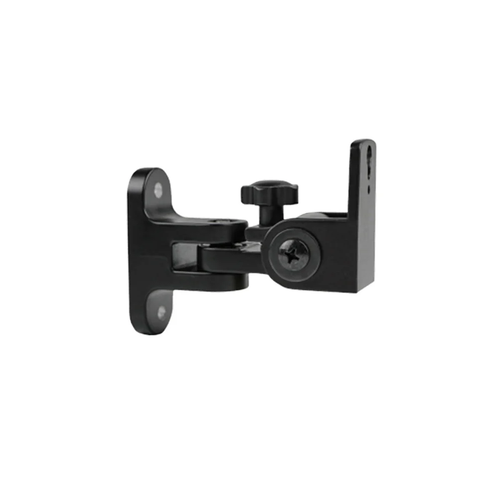 

Speaker Wall Mount Bracket Zinc Alloy 180 Degree Rotatable 5kg Weight Capacity Sleek Design Black Speaker Wall Mount