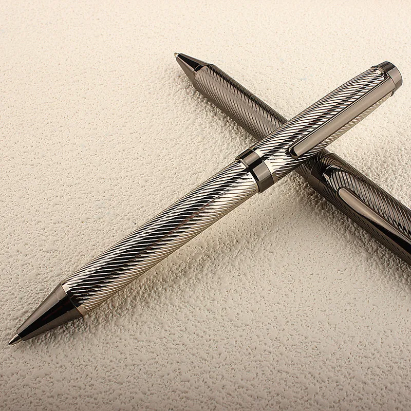 New 702 Luxury Metal Ballpoint Pen High Quality Metal Inking Pens for Office School Supplies Stationary Pens for Writing
