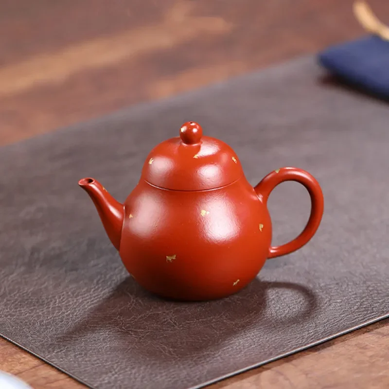 120ml Yixing Small Capacity Purple Clay Teapots Chinese Famous Artists Handmade Tea Pot Beauty Kettle Zisha Tea Set Teaware