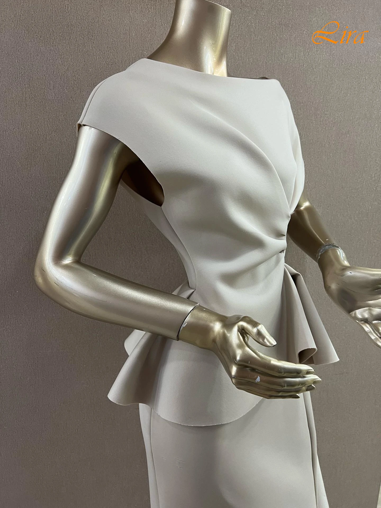 Robe de soirée formelle élégante à col rond droit personnalisée et robes de bal modernes à la mode robe de soirée de haute qualité de haute qualité