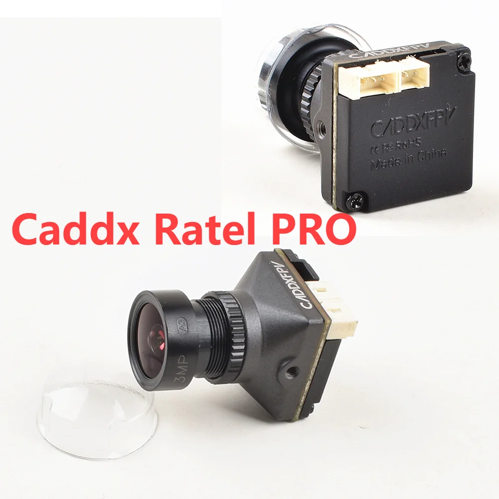 Микро-камера Caddx Ratel 2 / Ratel PRO 1/1.8'Starlight 1200TVL NTSC PAL 16:9 4:3 переключаемая Super WDR FPV для FPV гонок