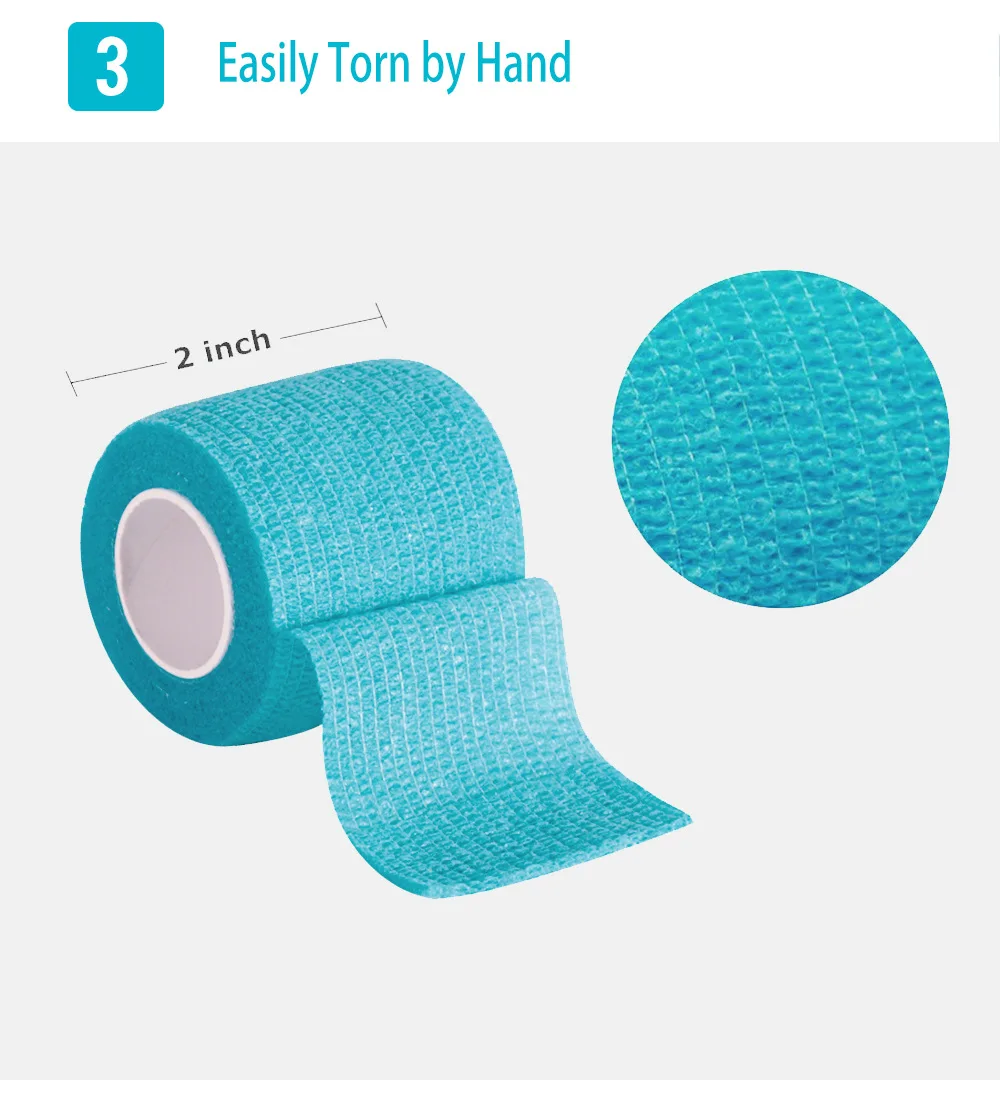 8 Colors Colorful Athletic Wrap Tape Self Adhesive Elastic Bandage Elastoplast Sports Protector Knee Finger Ankle Palm Shoulder