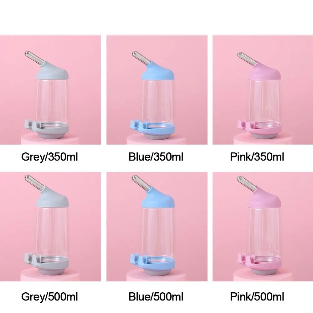 350/500ml Automatic Drinking Water Fountain Pet Dog Guinea Pig Squirrel Rabbit Licking Hanging  Water Feeder Bottle