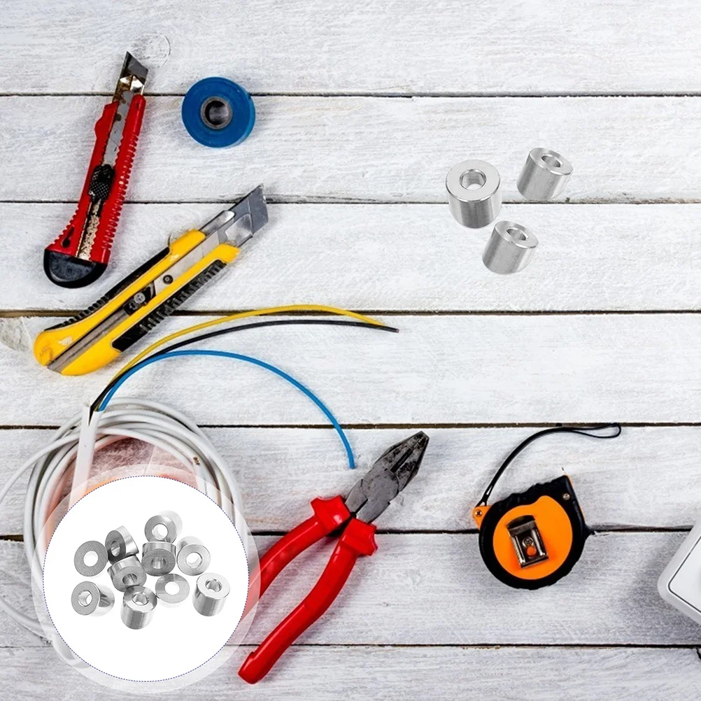 

10Pcs Cable Railing Hardwares Steel Wire Connector Stainless Steel Angle Beveled Washers Deck Cable Kit Wire Angle Washer