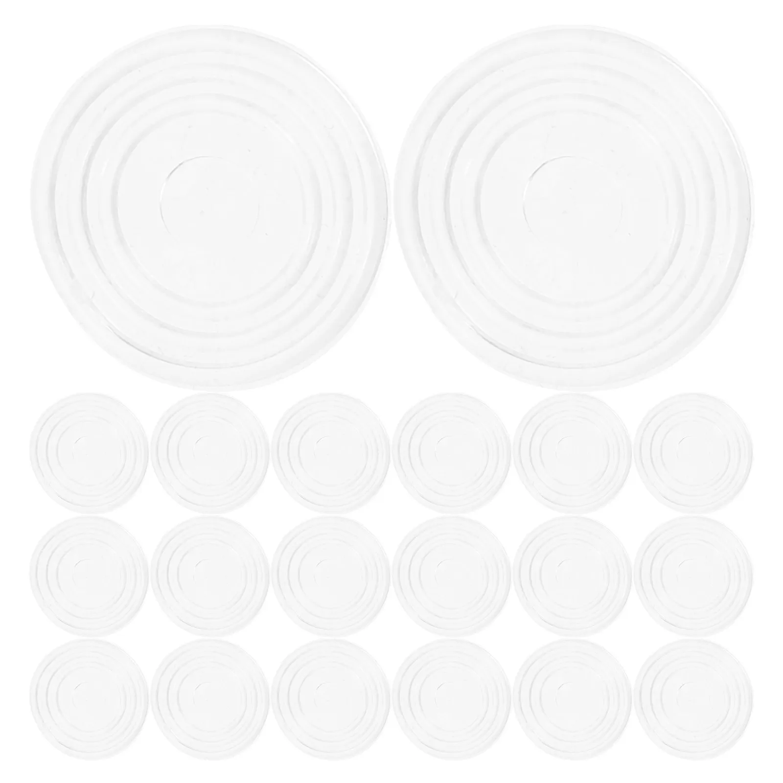100Pcs Round Chair Protector Non-Slip Furniture Cups for Dining Kitchen Patio Chairs Quick Install No Tape Screws Needed Shock