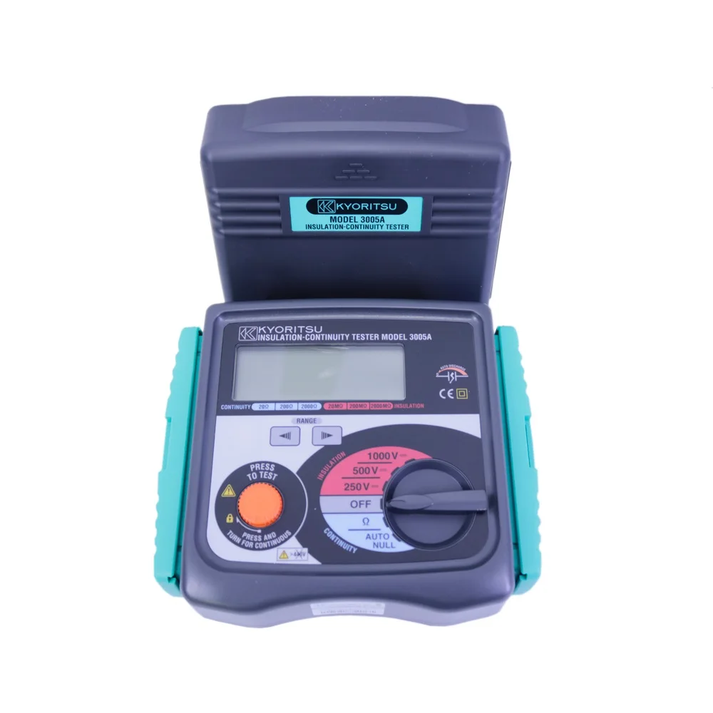 Kyoritsu 3005A 250V/500V/1000V Digital Megohmmeter Digital insulation/Conduction Tester