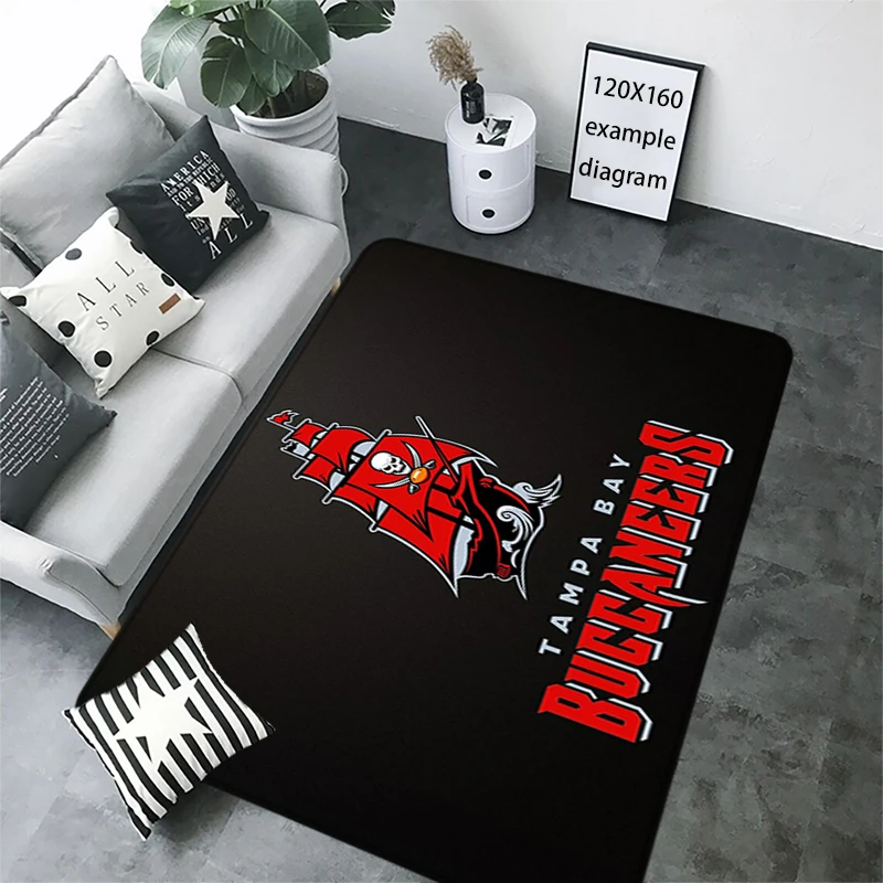 Alfombra para pies, alfombra de bienvenida para entrada, Buccaneers de Tampa Bay, alfombra para baño, pasillo, cocina, alfombras absorbidas de agua, decoración esponjosa para el hogar