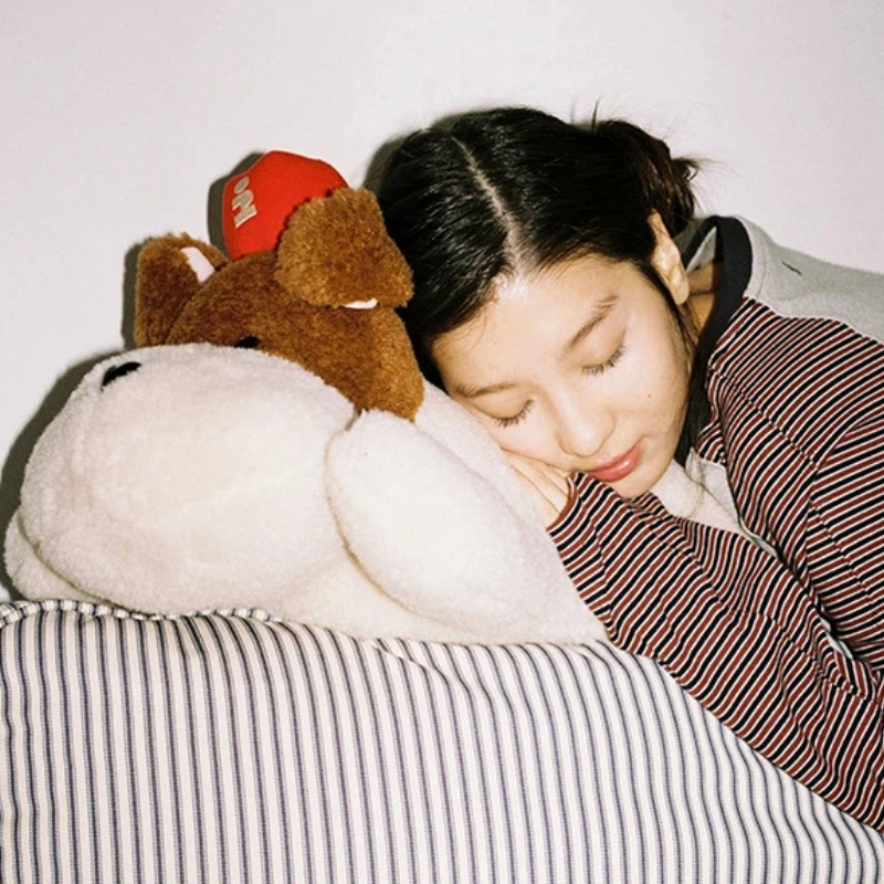 Popcorn Apple Plush Pillow Soft Home Decor Fox Terrier Lumbar Cushion Cute Gift For Women Living Room