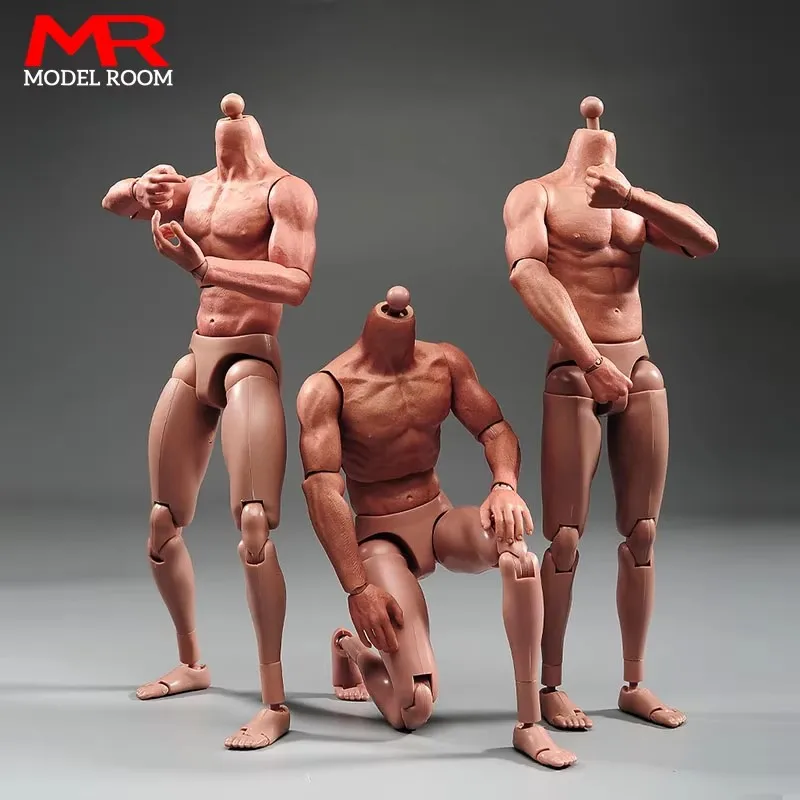 ZCTOYS S001 S002 S005 1/6 Scale Male Muscle Joint Body 12-inch Male Soldier Super Flexible Action Figure Body Doll Model