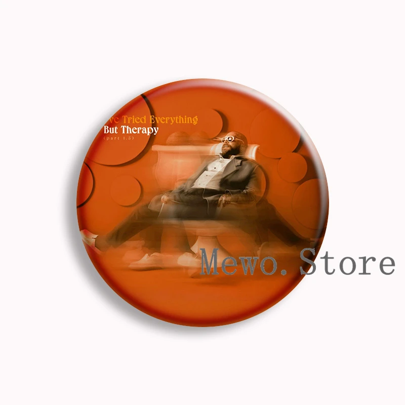 Gorący piosenkarz Teddy Swims, miękki przypinka z guzikiem, okładka albumu, estetyczne broszki, odznaka, dekoracja torby, akcesoria, prezenty dla fanów, kolekcjonerskie.