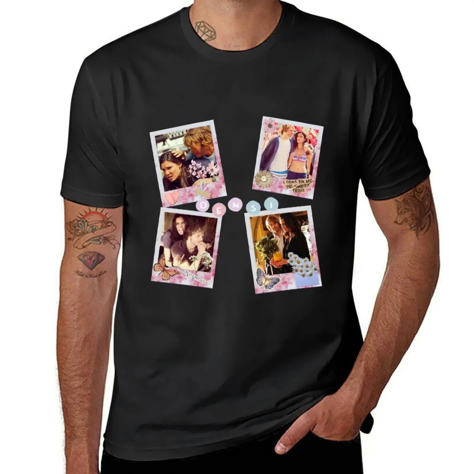 Densi Polaroids T-Shirt sublime quick drying hippie clothes cute tops plain black t shirts men