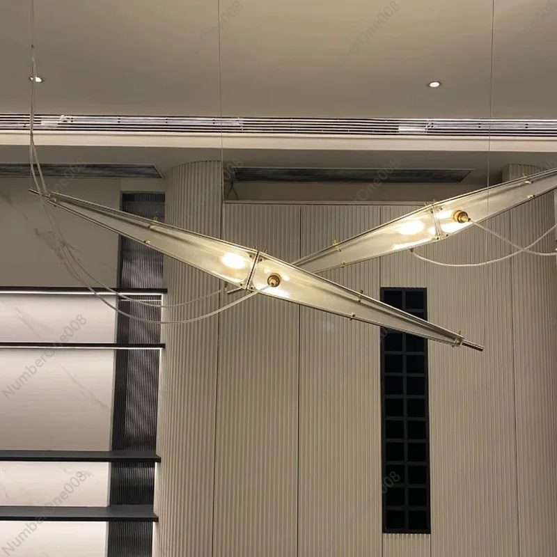 

Для стиля LOFT Подвесной светильник Художественный минималистичный дизайн для ресторана, кафе-бара, лестницы, двойного потолка