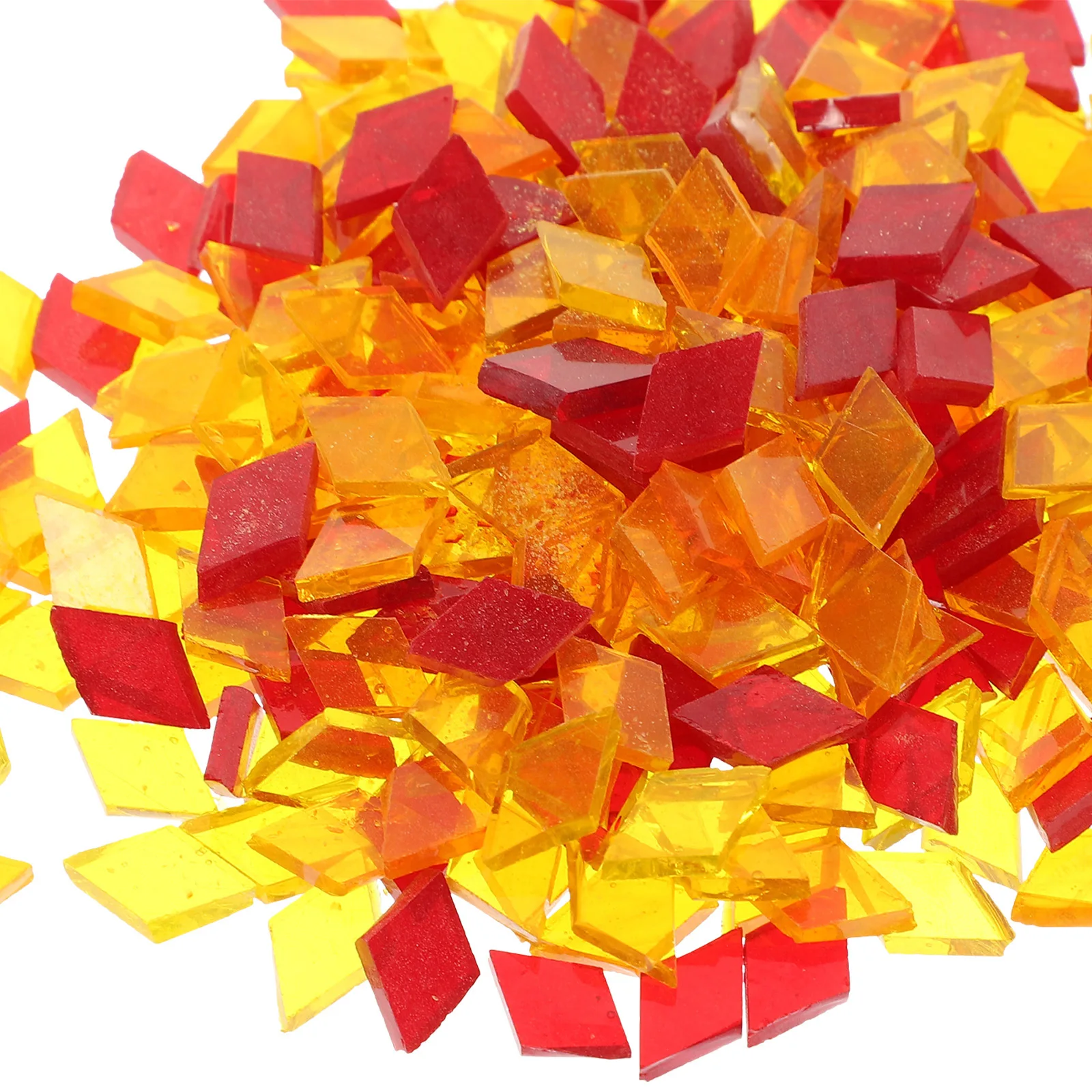 

1 Bag Glass Mosaic Tiles Color Pieces Durable Wear Resistant DIY Craft Supplies for Decorative Art Home Table Lamps