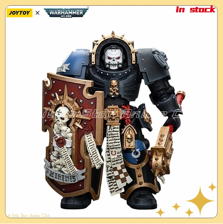 

Original JOYTOY 1/18 Action Figure Warhammer 40000 Ultramarines Chaplain in Terminator Armour Model Collection