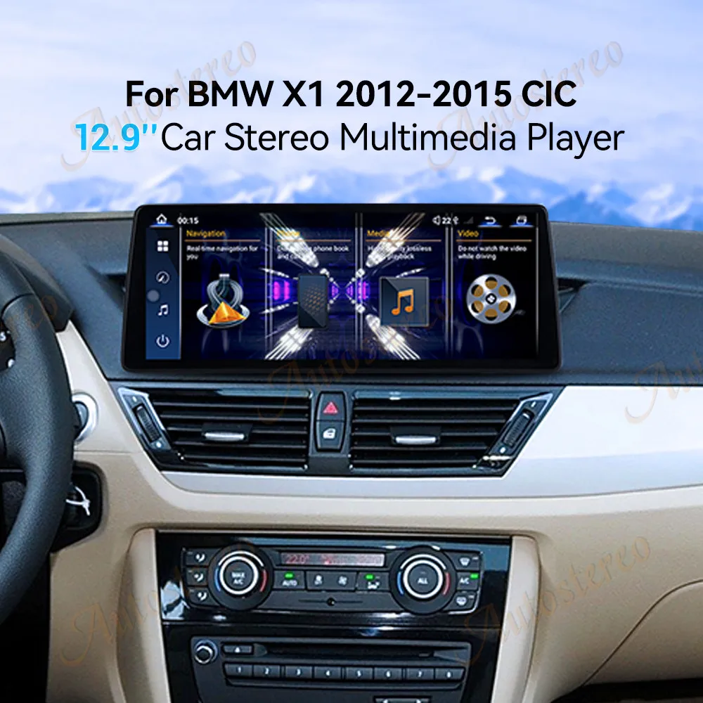 Android 13カーラジオ,マルチメディアプレーヤー,GPSナビゲーション,bmw x1,e84,12.9-2009,ウルトラデュアルbtカープレイ