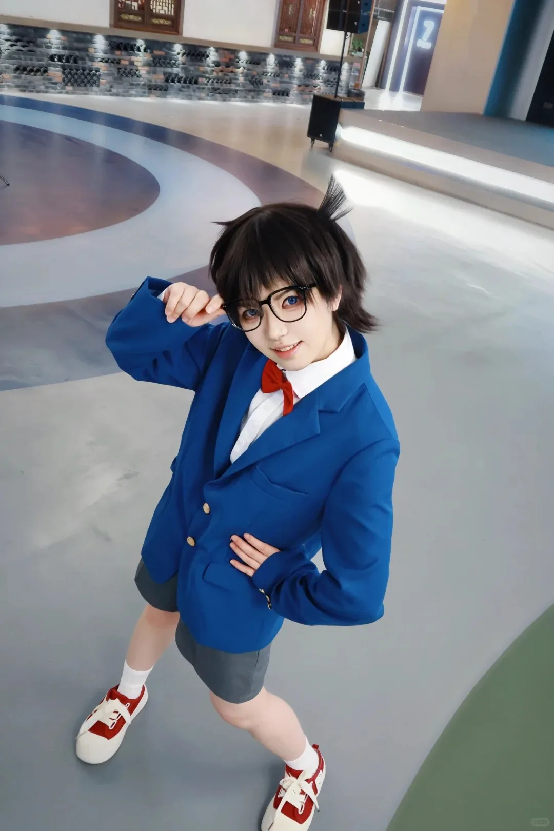 Anime Detective Conan Edogawa Cosplay Outfit For Men Kids Halloween Costume Konan Uniform Wig Set Performance Costumes In Stock view 4