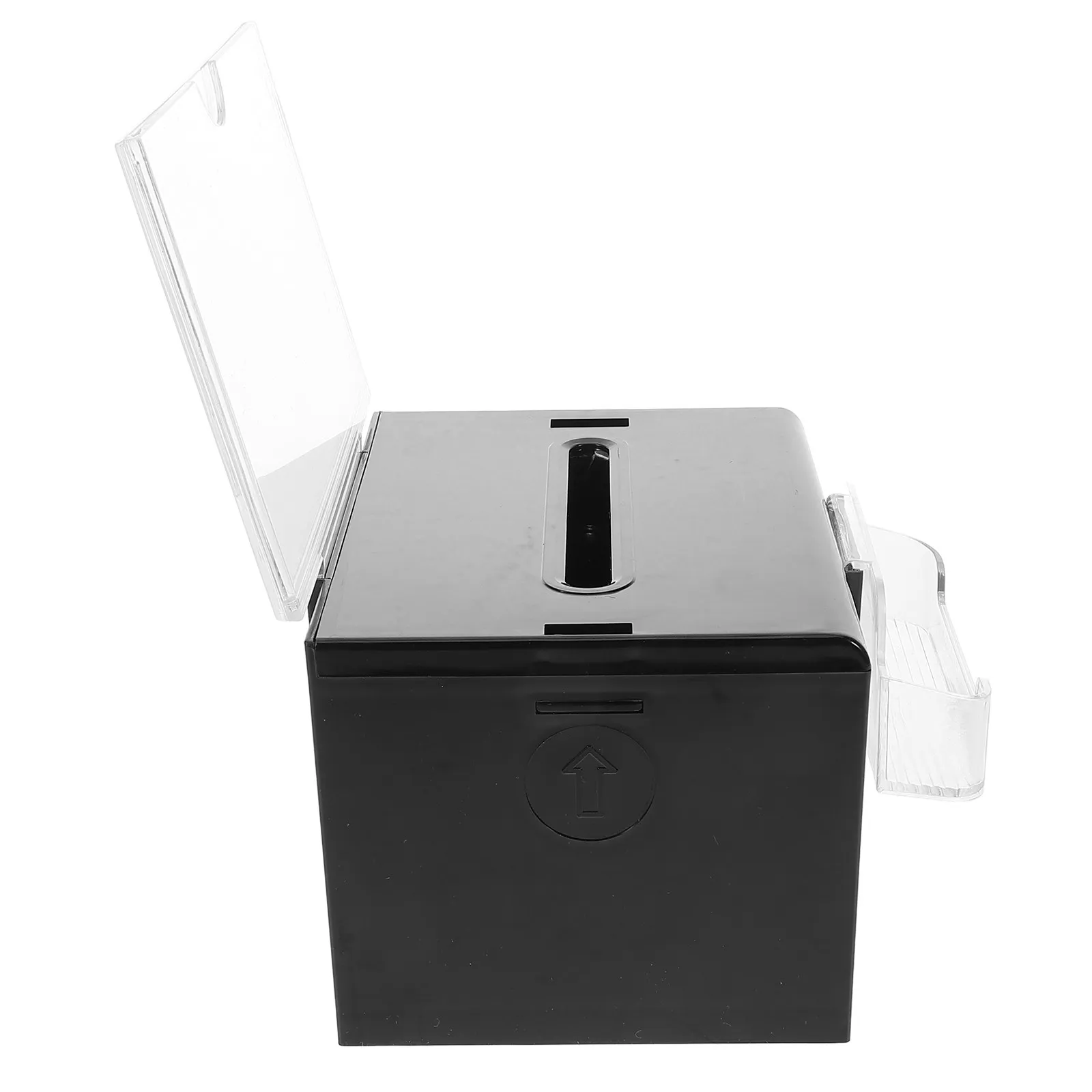 Acrylic Voting Box with Lock Transparent Ballot Collection Box for Fundraising Corporate Events Public Voting Suggestion