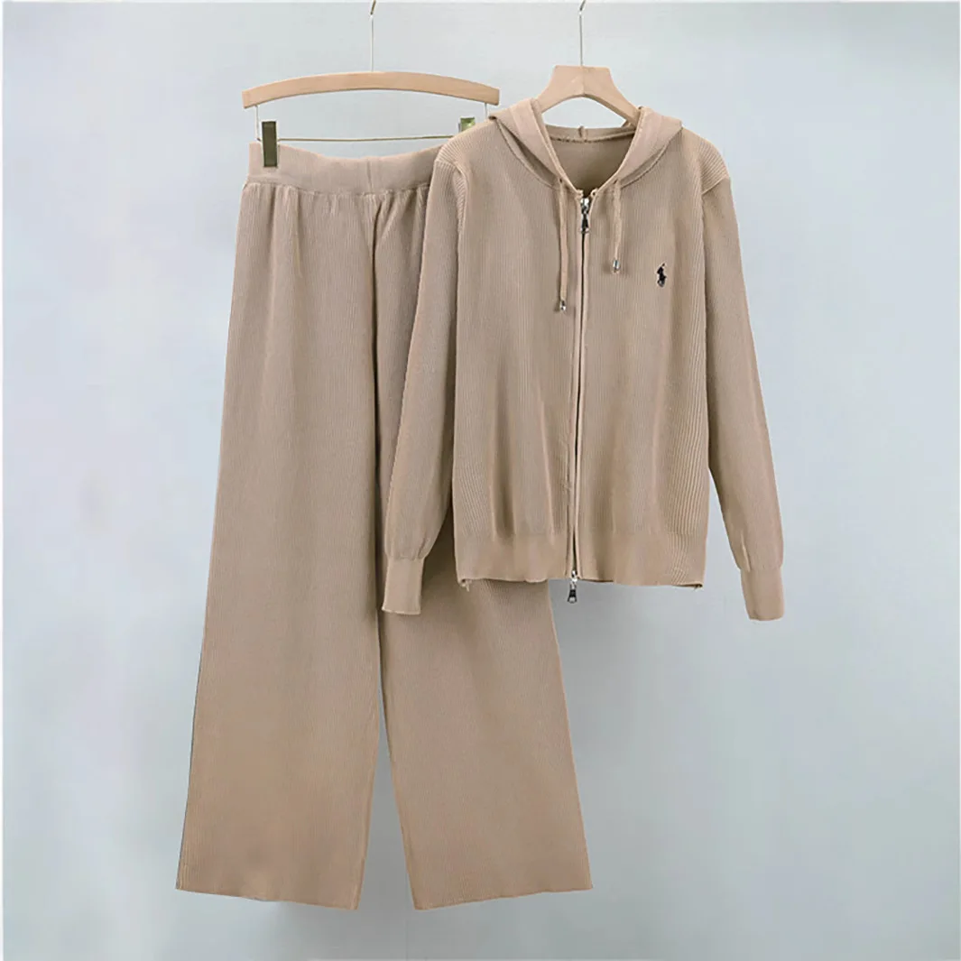 

Malaysia Indonesia autumn and winter wool suit cross-border foreign trade Muslim women's wide-leg pants two-piece set cw26147