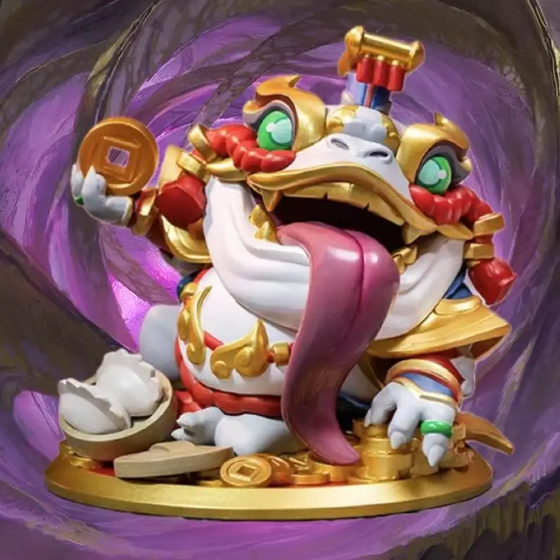 Coin emperor Tahm kench Figure  Genuine Original Packaging Brand New（We don't have in-game icons to give away）