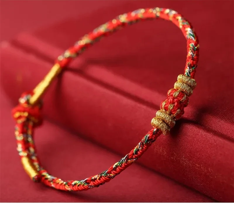 Hand Braided Coloful Rope Lucky Bracelet Zodiac Guardian Angel Bangle Women Men Lovers\' Gift Friendship Bracelet Size Adjustable