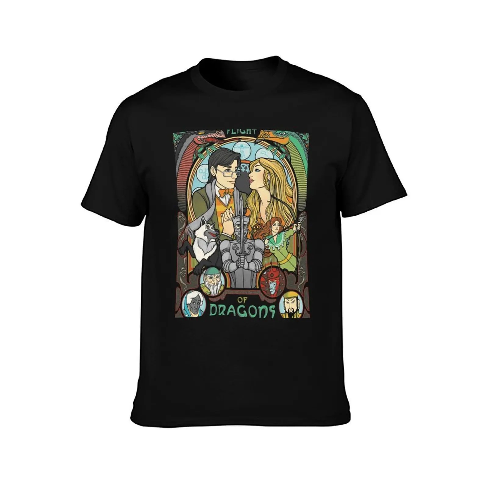 Flight of Dragons T-Shirt t shirts for man graphic cars g man t shirts for men