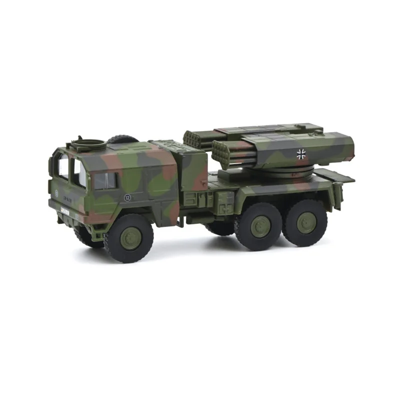 1:87 Scale Diecast Alloy Military MAN KAT1 7t.gl.LAR Truck Toys Cars Model Classics Adult Collectible Souvenir Gifts Display