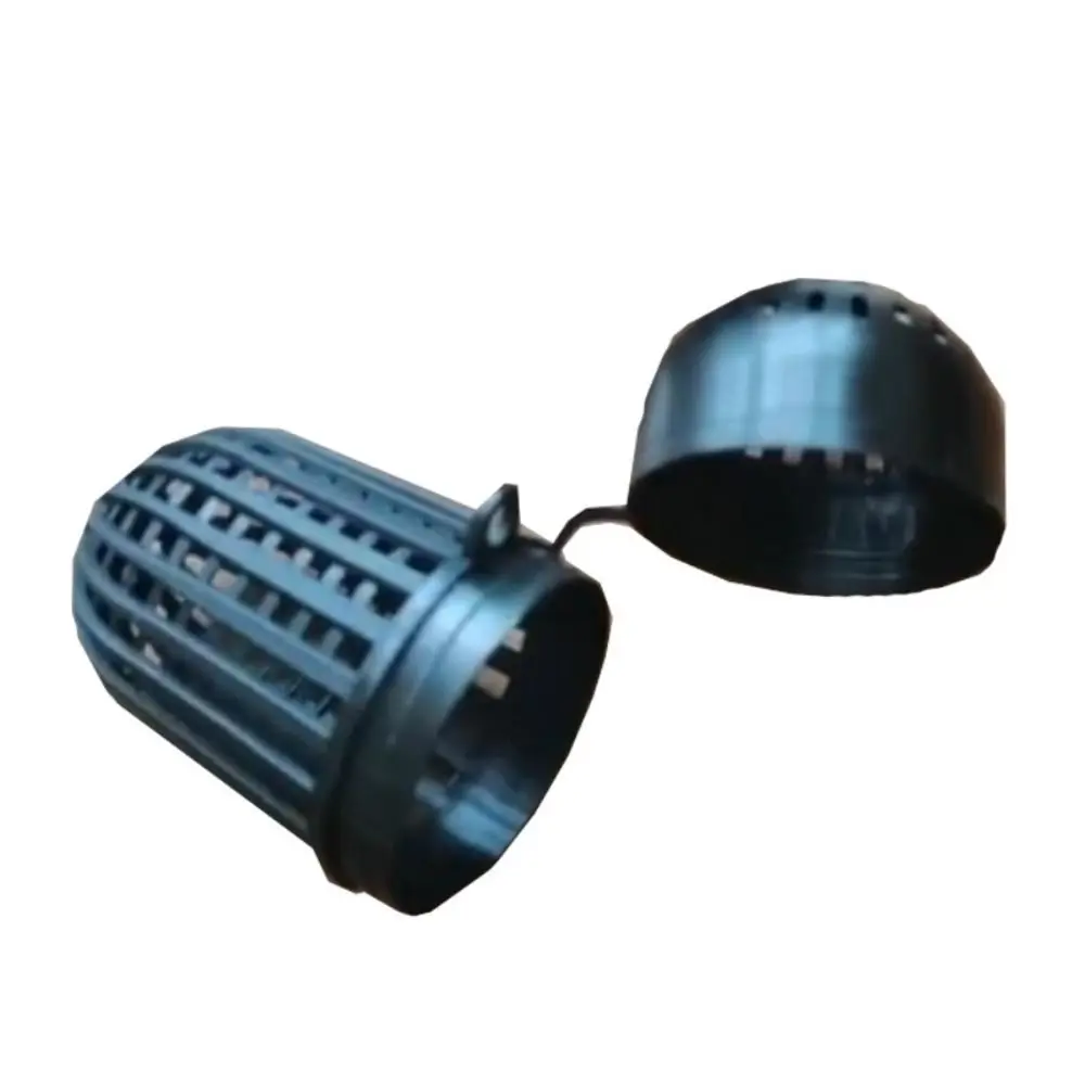 

3/6/8 Holes Black Fish Net Cage Plastic Durable Mud Cage Easy To Install Multifunctional Crayfish Catcher Shrimp Eels