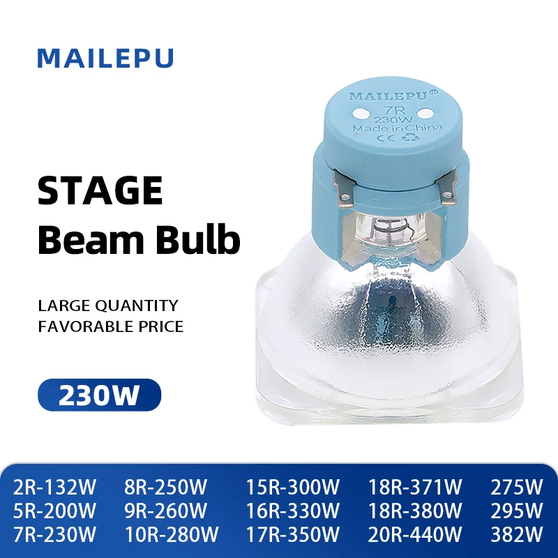 Beam 7R Lamp MSD 230W R7 Platinum Sharpy 7R Bulb Stage Studio Lamp Replacement for Beam 230 Light Moving Head Single Ended Lamp
