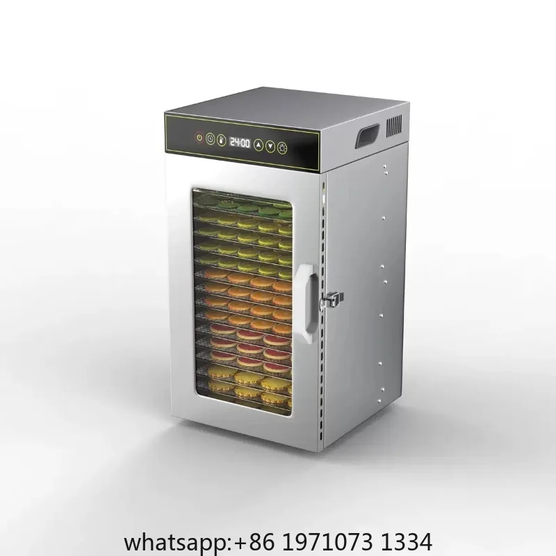 Premium 18-Tier Stainless Steel Food Dehydrator Commercial & Home Use, Adjustable Energy-Efficient Drying for Fruits/Meat/Herbs