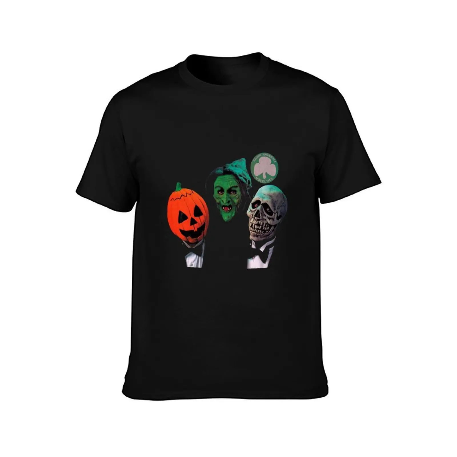 Halloween III - Silver Shamrock T-Shirt, Summer Casual Cotton Tee, Oversized Streetwear Tops, Vintage Graphic Print, 100% Cotton