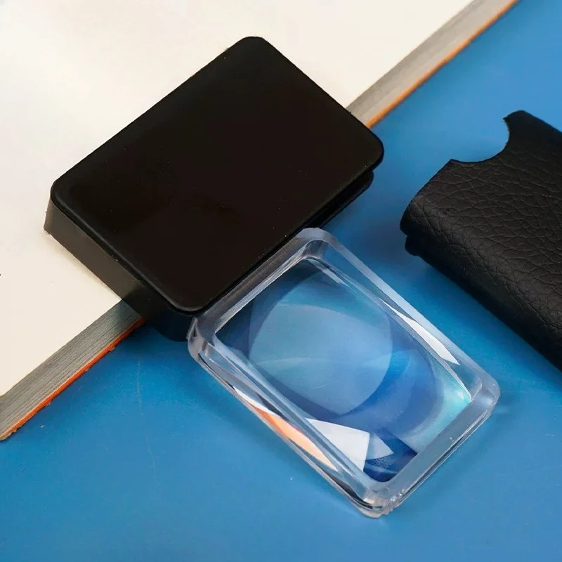 Portable Folding Magnifier for Reading and Appraisal 3.5x Magnification Magnifier Helping Hands Loupe