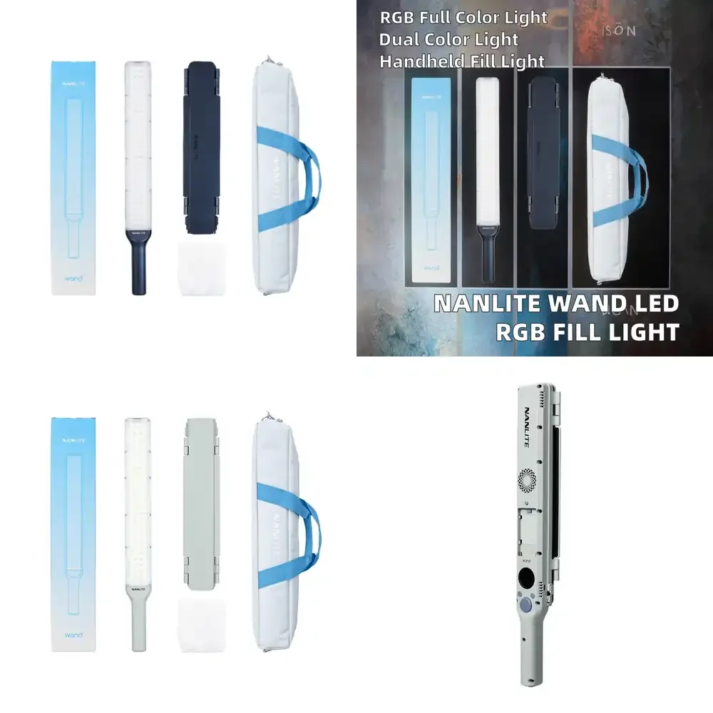 New Wand LED Handheld Fill Light Stick Dual Color Temperature Full-color RGB 30W App Control External Shooting