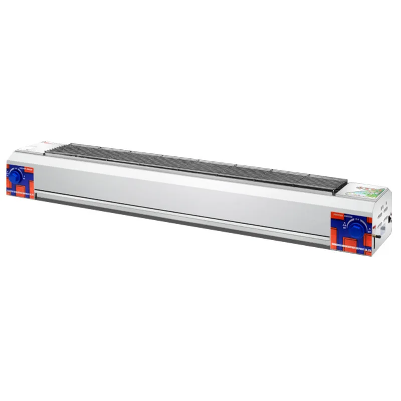Infrared string smokeless stove commercial super long stainless steel barbecue machine 1.8 meters