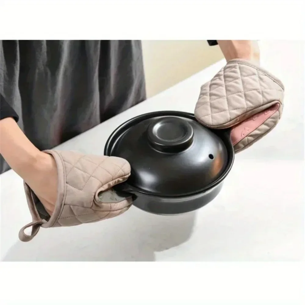 1PC Silicone Oven Glove Anti-Heat Fish Shaped Clamp High Temperature Resistant Microwave Kitchen Handheld Warm Glove for Cooking